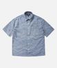 Prism Works Wave Denim Half Shirt _ Light Blue