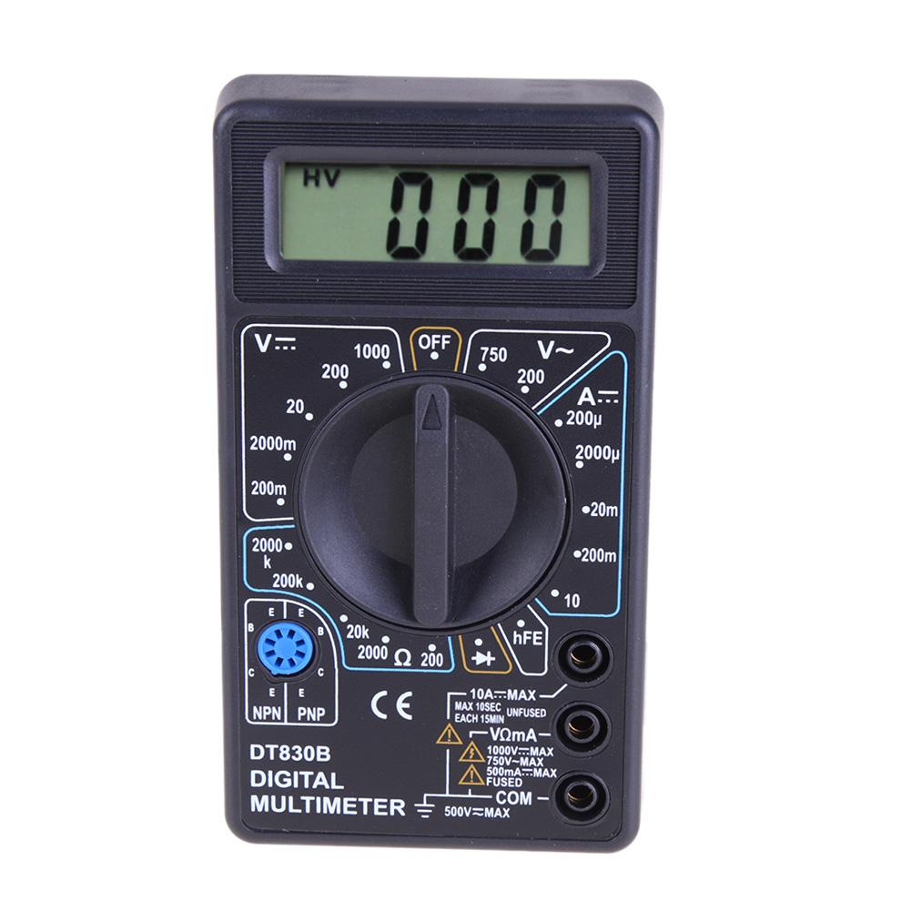 DT-830B Digital Multimeter LCD Display Portable Multimetro Tester AC/DC 750/1000V High-precision for Electrician Supplies