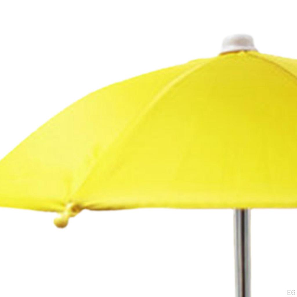 Mobiltelefon paraplyholder, med sugekoppfeste Slitesterkt materiale Justerbar Utendørs Lettvekt