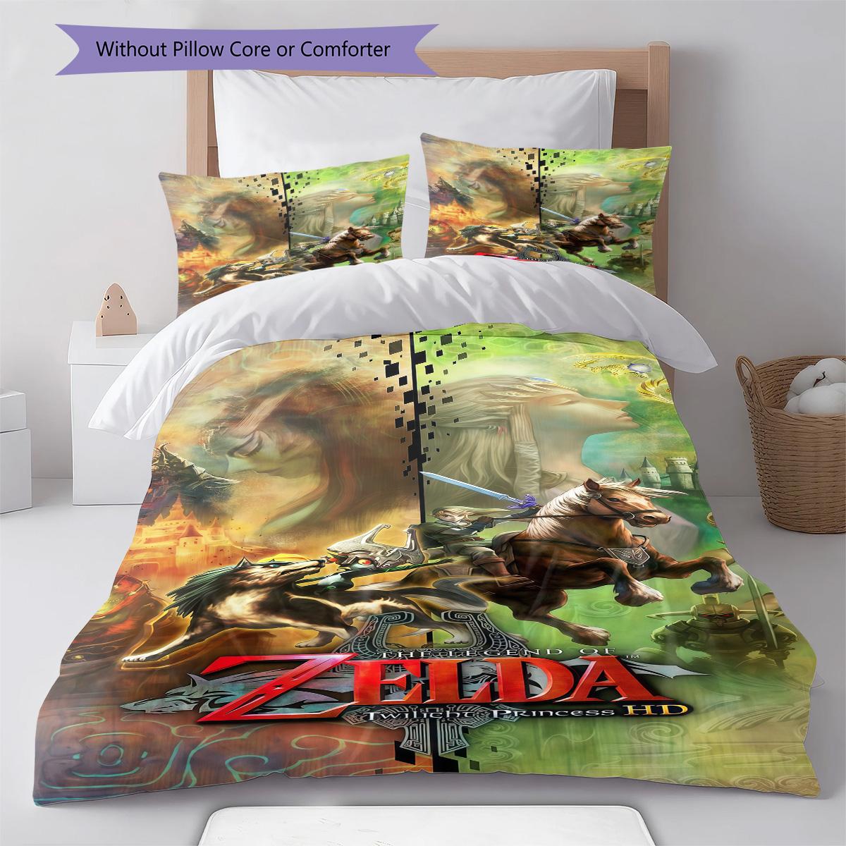 

Fantasy Adventure RugPattern Bedding Quilt Set Quilt Cover Pillowcase Home Decoration Birthday Gift (1 * duvet cover + 2 * pillowcase, without core) 135x200cm