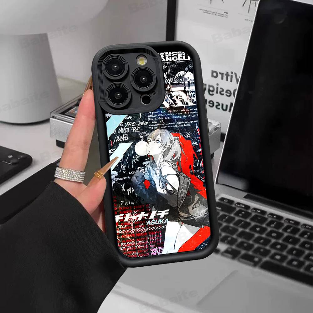 Anime Classic E-evangelion Phone Case For IPhone 17 16 15 14 13 12 11 Pro Max Mini Plus Soft TPU Back Cover