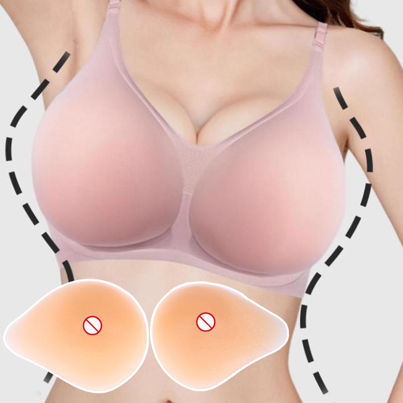 1 Stück Spiralförmige Postoperative Silikon-Prothese Künstliche Konkave Brustvergrößerungspads Prothese für Mastektomie