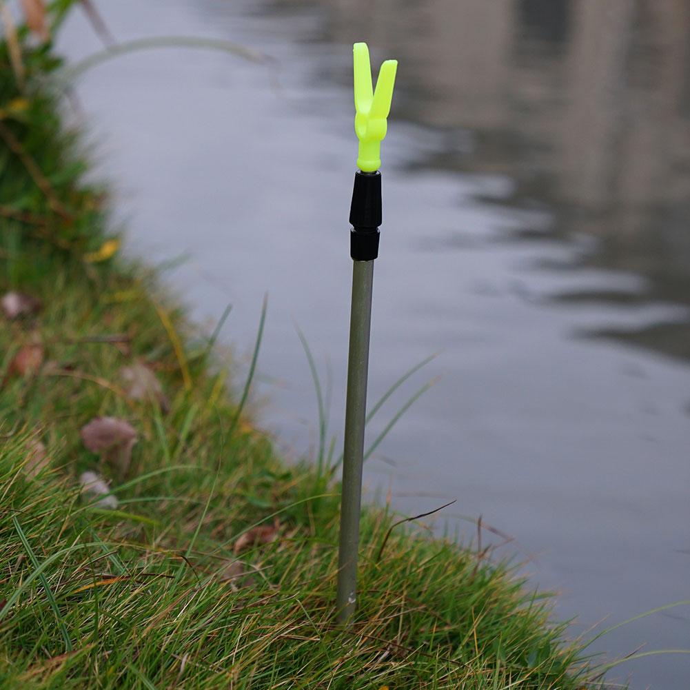 50/80cm Fishing Bankstick Adjustable Extending Rod Rest Telescopic Fishing Stand Holders Fishing Rod Bracket Fishing Accessories