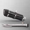 For Suzuki GSXR GSX-R 1000 07-11 GSXR1000 GSX-R1000 K7-K11 Motorcycle Exhaust Mid Link Pipe Escape Slip-On With Silvery Muffler
