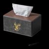 NHZHIW Light Luxury Leather Tissue Box