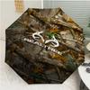 Realtree Outfitters Decal Print Automatic Umbrella, 8 Rib Iron Frame, Plastic Handle, Suitable for Outdoor Travel &Daily , Ideal Gift