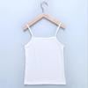 Women Solid Color Simple Clothes Sexy Base Vest Sling Camisoles Undershirts Slim Crop Top Tank Tops Stretch Sleeveless Decor