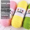 200g/pc Knitting Wool Milk Cotton Yarn Cotton Wool Thread  For Scarf Coat Baby Blanket DIY