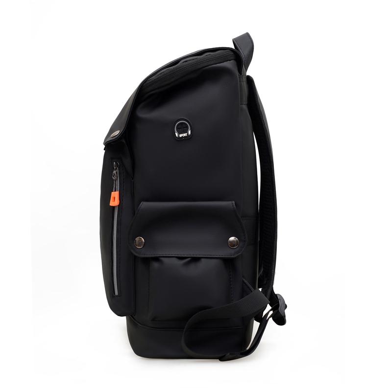 Minimalist Waterproof Backpack with Front Zipper Pocket Laptop Compartment Men's and Women's Urban Style Bag