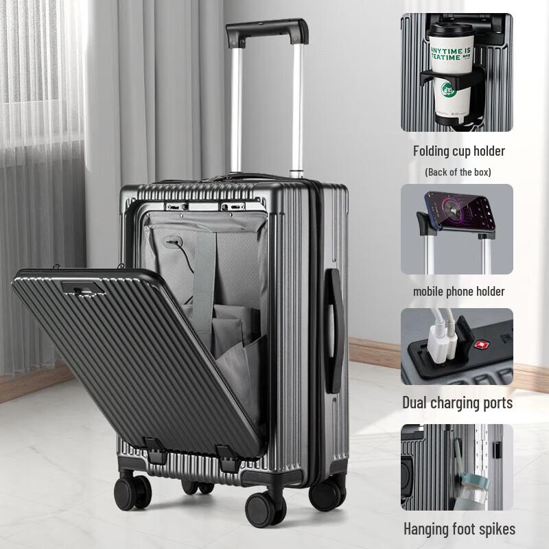 Shengxin Business Front-Opening Travel Suitcase