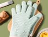 Anti-scalding insulation gloves High temperature resistant silicone kitchen microwave oven gloves anti-slip baking oven gloves