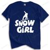Fashion brand t shirt mens loose fashion brand men t shirt Snowgirl Snowboard new fashion teeshirt man tee