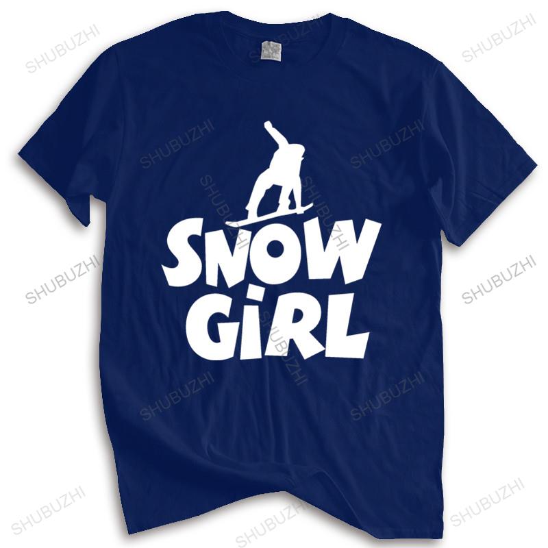 

Fashion brand t shirt mens loose fashion brand men t shirt Snowgirl Snowboard new fashion teeshirt man tee 4XL