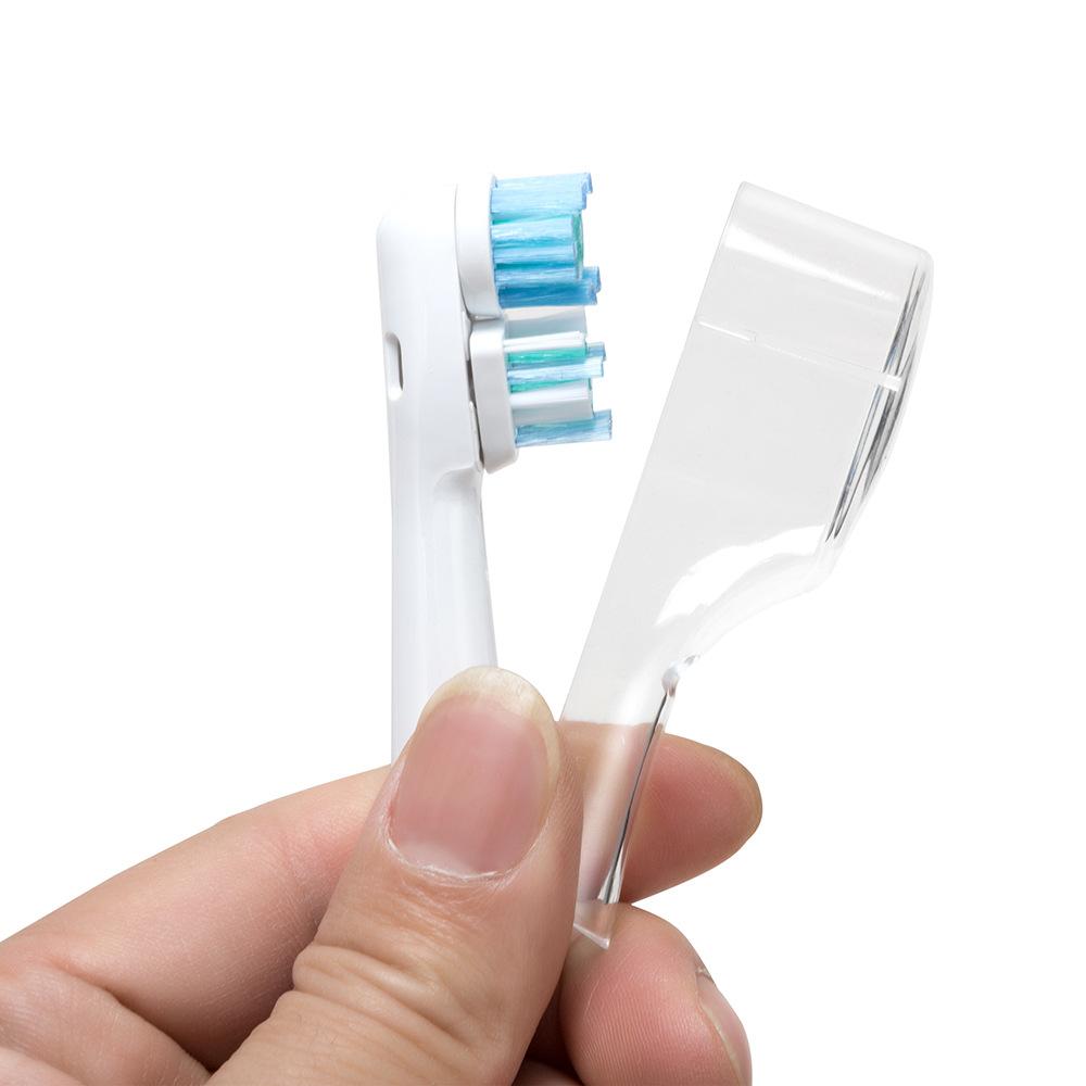 4 Pcs/Pack Toothbrush Head Protective Cover For Oral B Double Clean Electric Toothbrush Dustproof Protective Cap Travel Supplies