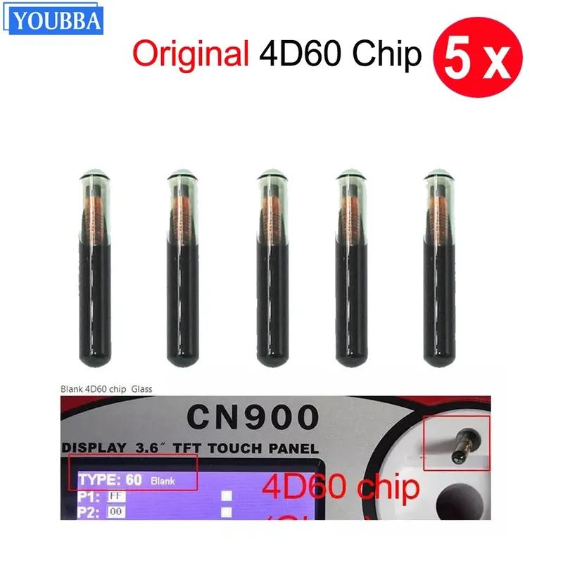 YOUBBA 5PCS Original 4D60 80bit Glass Chip T32 Car Remote Key Chips Blank Transponder Chip