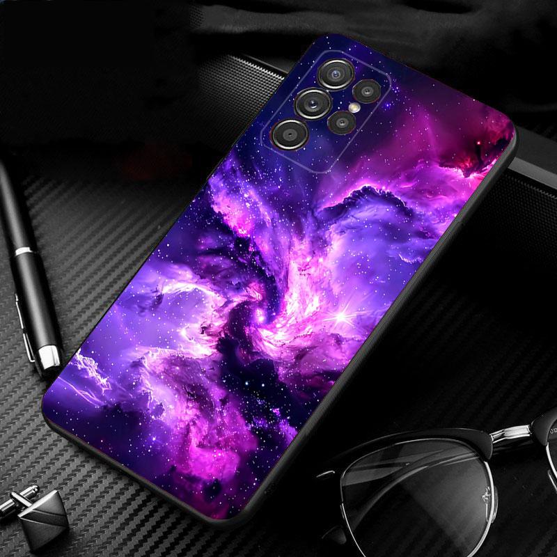 Phone Case For Samsung Galaxy S25 S24 S23 S22 S21 Ultra S24 S23 S22 S21 S25 Plus S24 S25 FE Space Universe Star