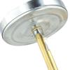 Bimetallic Thermometer 63mm Stainless Steel Case With Sleeve 1/2 Inch For Heating Boiler Temperature Gauge Meter