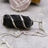 Black Onyx Raw Pendant Necklace