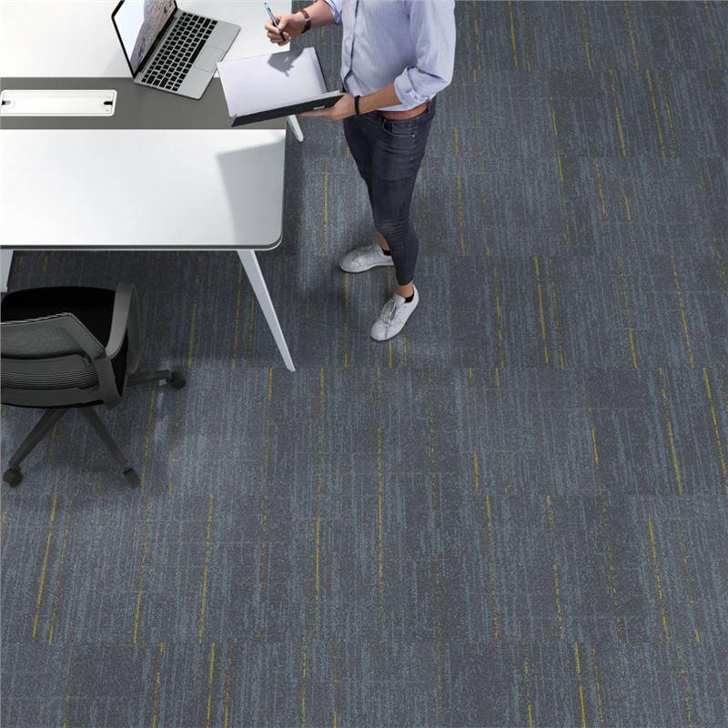 Thickened Commercial Office Carpet Tiles for Large Area Flooring