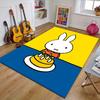 1pc Miffy1 Design Printed Area Rug Carpet for Bedroom Living Room Home Decor Rugs Mat Non Slip Mat Rug for Bedside