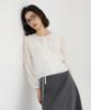 BIBYSEOB See-Through Wrap Blouse White [T51]