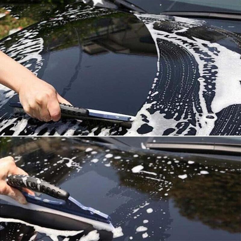 New Arrival Silicone Car Window Wash Water Wiper Scraper Blade Squeegee for Car Vehicle Windshield W