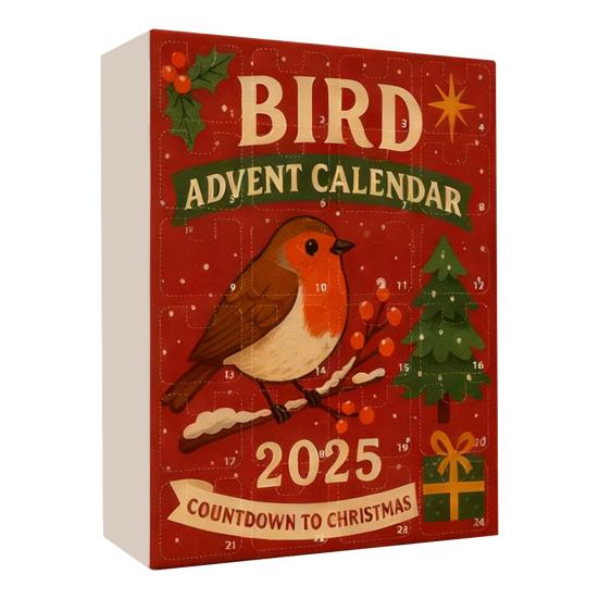 Christmas Advent Calendar Bird Design 24-Day Countdown Decoration Kid Surprise Advent Calendar Holiday Decor