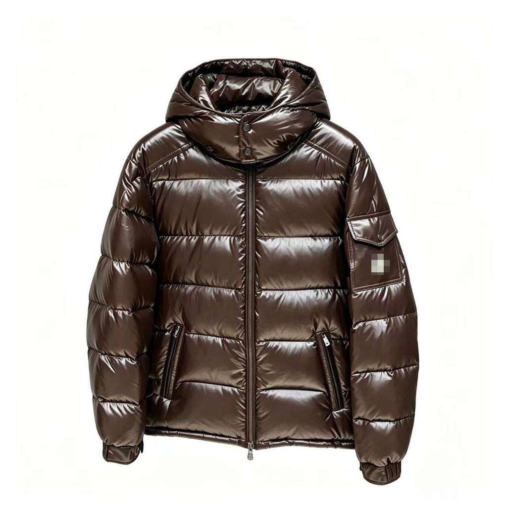 Maya Maya down jacket men's and women's winter thickened couple's coat white goose down hooded bread jacket