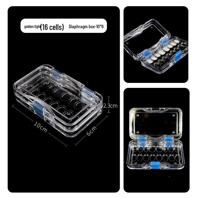 Dental Retainer & Veneer Transparent Storage Box with Perforated Film