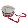 Children's Drum Toy with Wood Frame, Polyester Drumhead, Two Drumsticks, and Strap for Home Play and School Shows