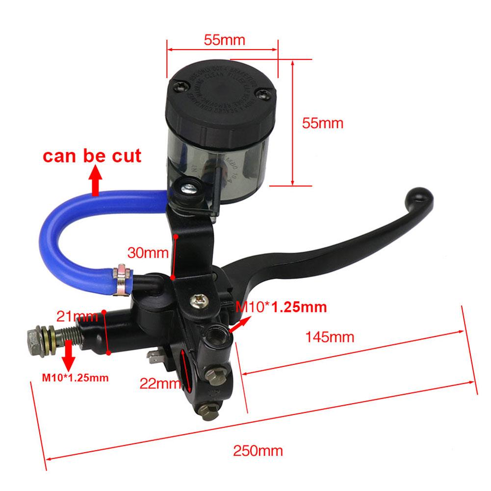Universeller 22mm 7/8 Motorrad Hydraulischer Brems Hauptzylinder Kupplungsbehälter Hebel Motocross für Honda Yamaha Suzuki Kawasaki