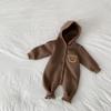 2023 Thickened Fleece Baby Onesie - Autumn/Winter Little Bear Romper for Boys & Girls