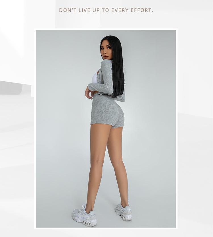 High-Waist Women's Fitness Shorts - Hip Lift, Tight, Anti-Exposure Yoga Pants