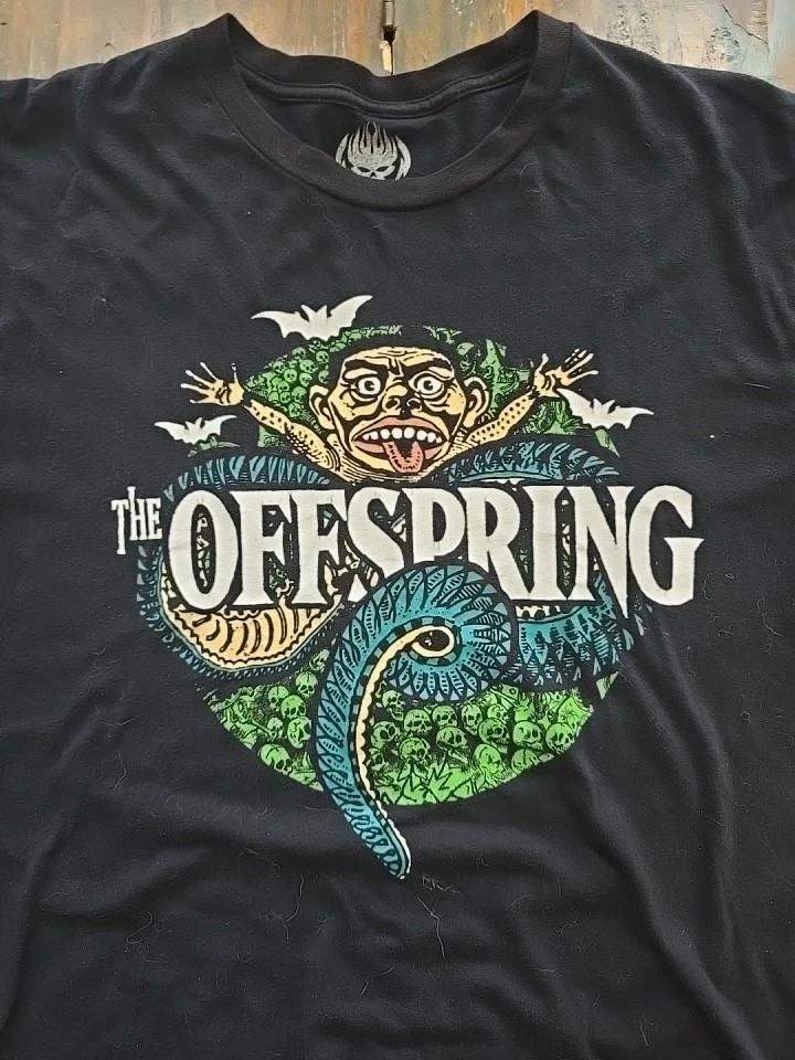 The Offspring Snake Print Vintage Band Merch Rock Tee Shirt All Size S-4XL