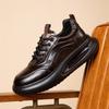 New men's shoes autumn and winter trendy shoes platform heightening versatile leather sports velvet warm casual dad shoes men