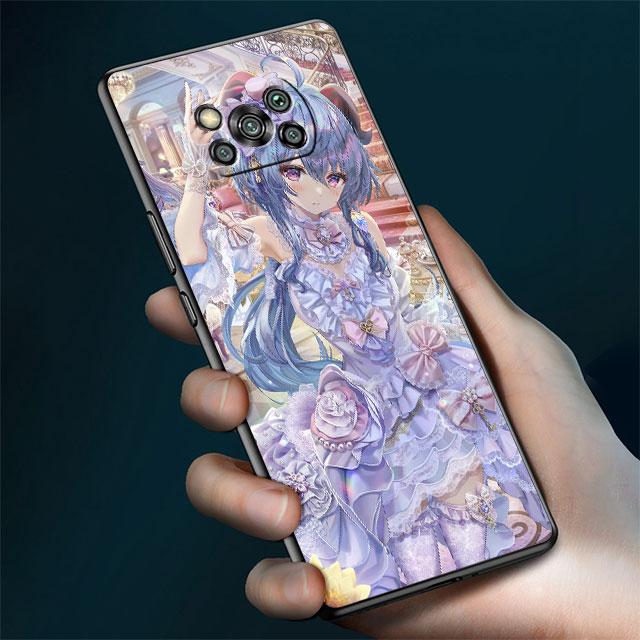 Case For Xiaomi Mi Poco X3 NFC X4 Pro F3 M3 C40 F4 GT M5 M4 F1 11 Lite 11T 10T 9T Silicone Phone Cover Genshin Impact Girl Funda