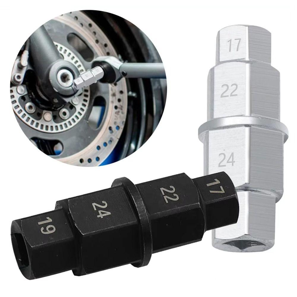 Anti-Rust Wheel Removal Tool 17/19/22/24mm Sockets Front Axle Hex Wrench Repair Tool