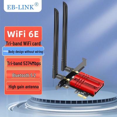 EB-LINK AX210 PRO PCI-E WiFi 6E Bluetooth 5.2 Network Card (CN Version)