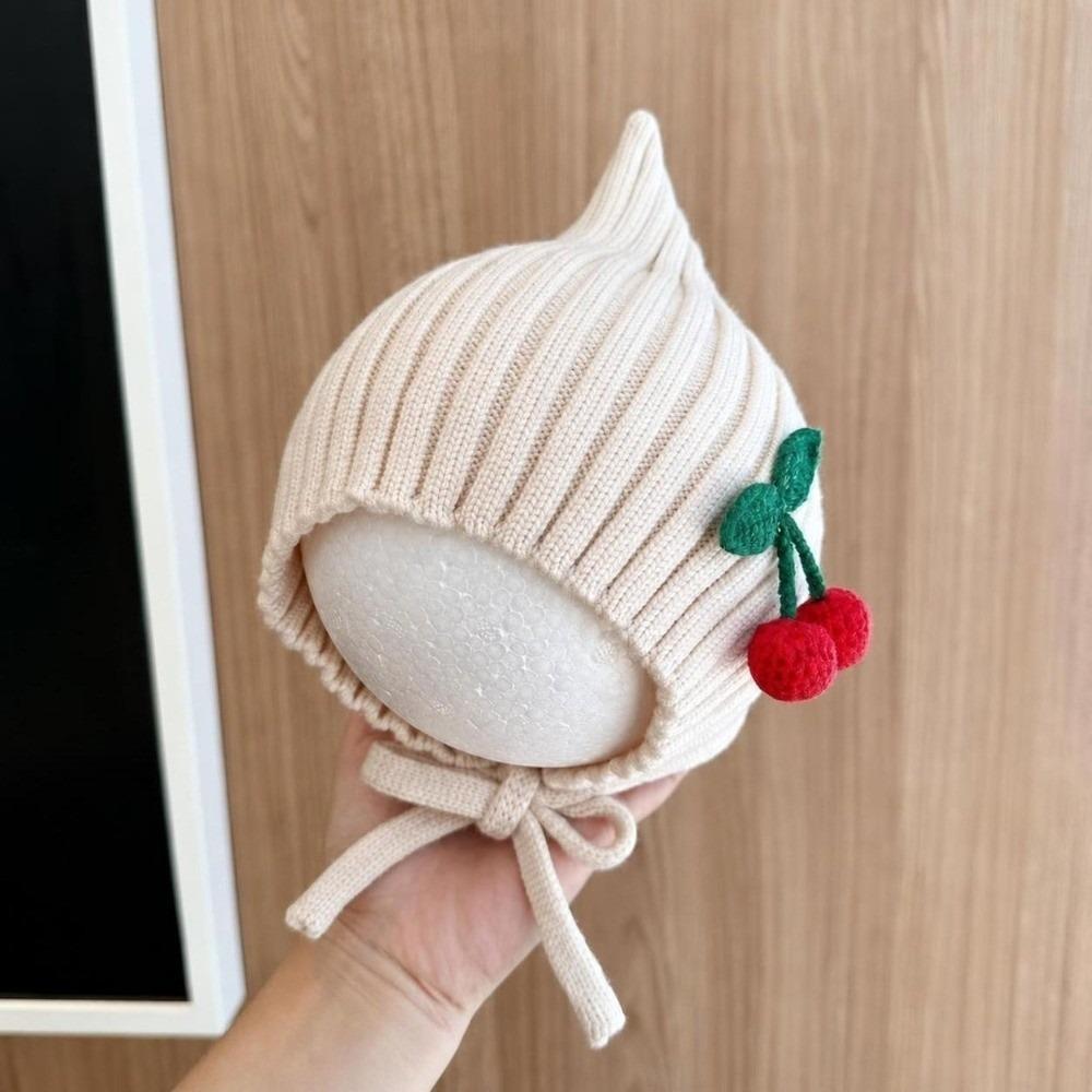 Thick Infant Winter Hat Soft Girls Knitted Hat Fashion Baby Hooded Hat