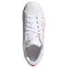 adidas Superstar J Sneakers Ricamo Floreale Rosa per Bambini Bianco Bianco Nuvola Rosa Trasparente IG7015