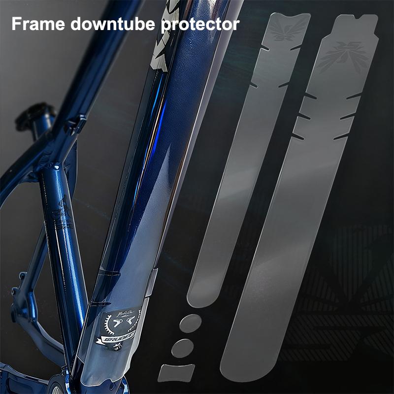 Bike Frame Pvc Transparent Protector Stickers Mtb Road Bicycle Protection Stickers Bike Frame Down Tube Protector Stickers