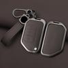 Zinc Alloy Leather Car Key Case For Jeep Wrangler Jl Jlu Rubicon Gladiator Jt Sahara Jlrubicon    Car Key Case