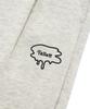 FALLETT Brush Logo One-Pleat Wide Sweatpants Oatmeal