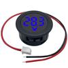 DC 4-100V DC Digitales Voltmeter-Kopfstück Verpolungsschutz LED Digitalanzeige Runder Voltmeter-Kopf Kleines Volt-Testwerkzeug