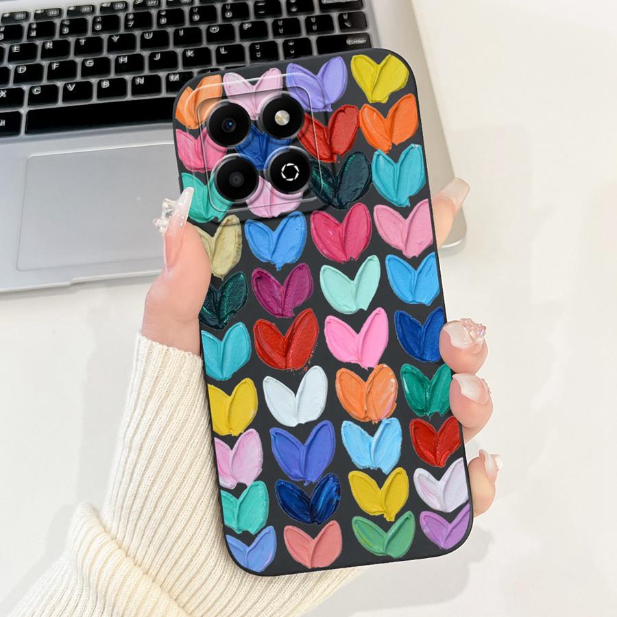 For Honor X6a Case WDY-LX1 Capa Cute Cartoon Soft Silicone Cover For HonorX6a X 6B X6 b Shell Matte Len Proective Phone Fundas