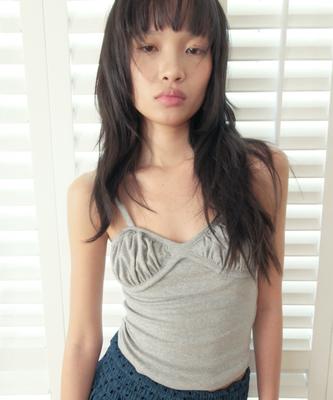 Lujeuseullibobeo Butter Puff Top *Melange Gray