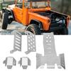 RC Chassis Armors Set Stainless Steel Protection Skid Plate for VP VS4?10 Phoenix VPS09007 RC Car