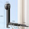 Multifunctional FoldableClothes Drying Rack Space-Saving Window Drying Rack  Hotel