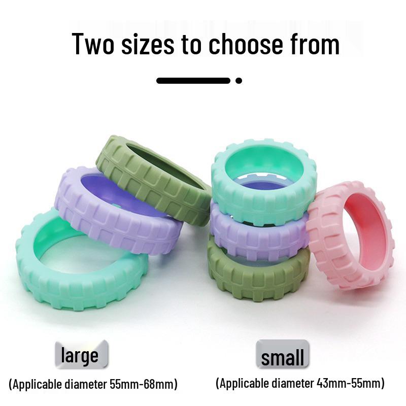 Caster Shoe Travel Trolley Suitcase Silicone Wheel Covers - Shock Absorption, Noise Reduction, Anti-Slip