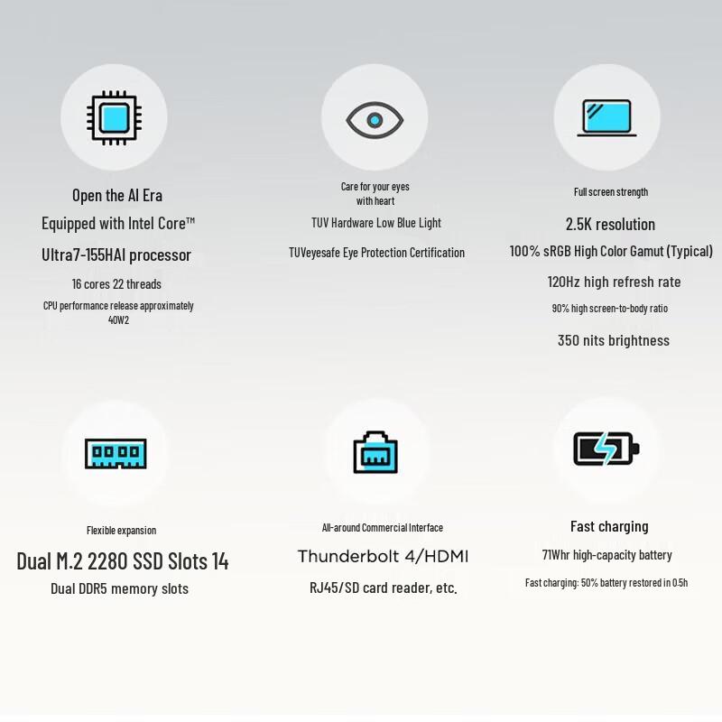 Lenovo ThinkBook 16 Business Laptop (CN version)